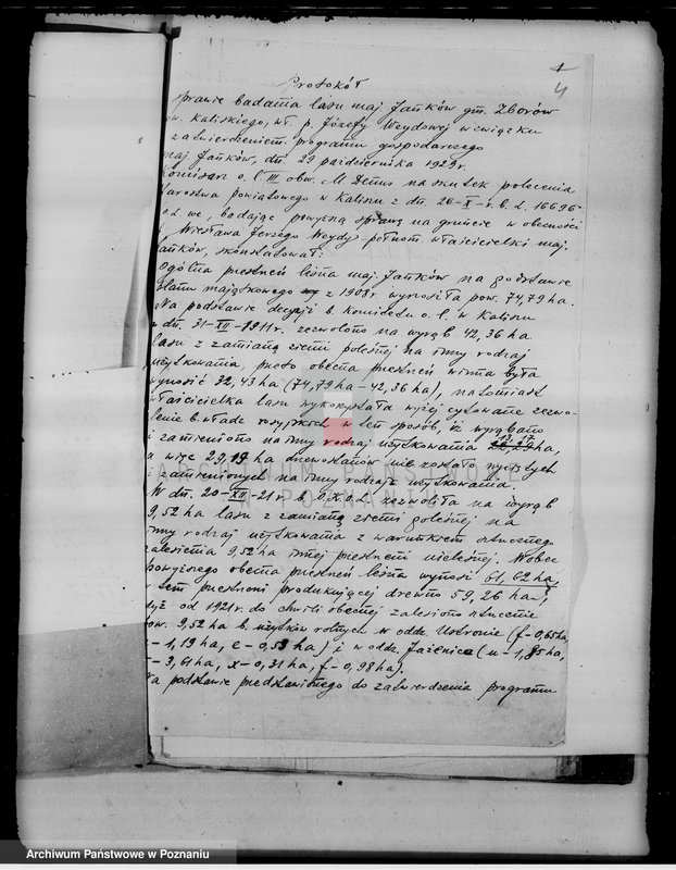 Obraz 8 z jednostki "Sprawy nieprawnych wyrębów lasu w majątku Janków w powiecie kaliskim"