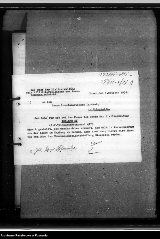 Obraz 5 z jednostki "Zuschüsse aus Reichsmitteln für Sondermassnahmen in Hohensalza (Inowrocław), Warthbrücken (Koło). Neubau einer festen Brücke."