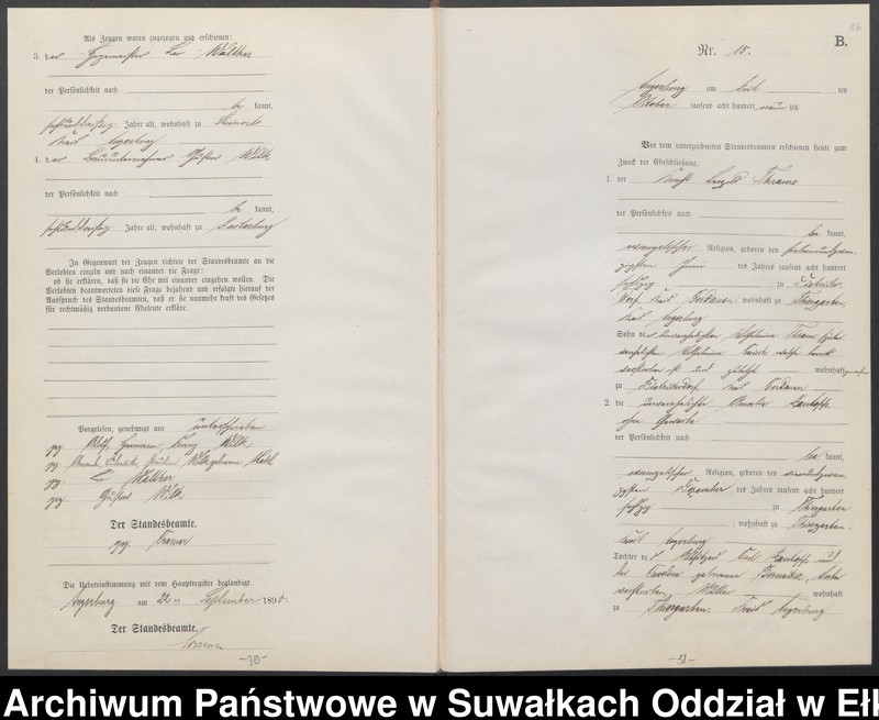 image.from.unit.number "Heiraths-Neben-Register des Preussischen Standes-Amtes Angerburg Kreis Angerburg"