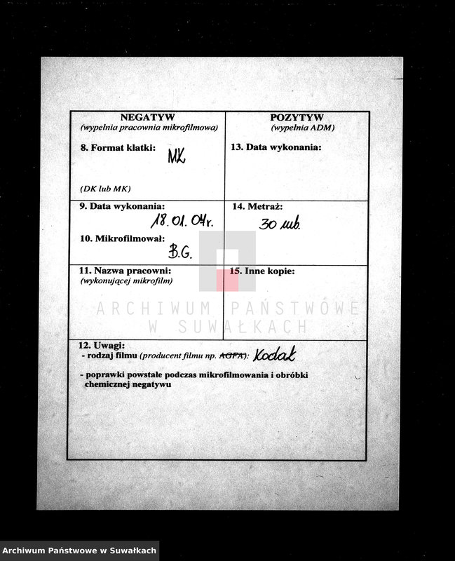image.from.unit.number "Anneksa do Akt Zaślubnych Parafii Suwalskiej z r. 1860"