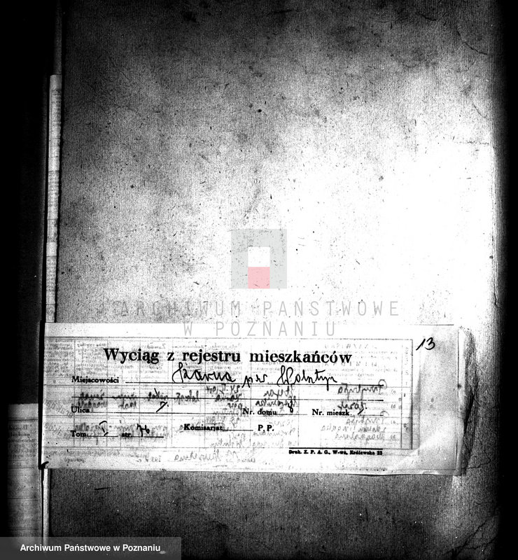 Obraz 18 z jednostki "Majątek Bolęcin-Karna powiatu wolsztyńskiego odprawy z art. 44 ustawy o wykonaniu reformy rolnej"