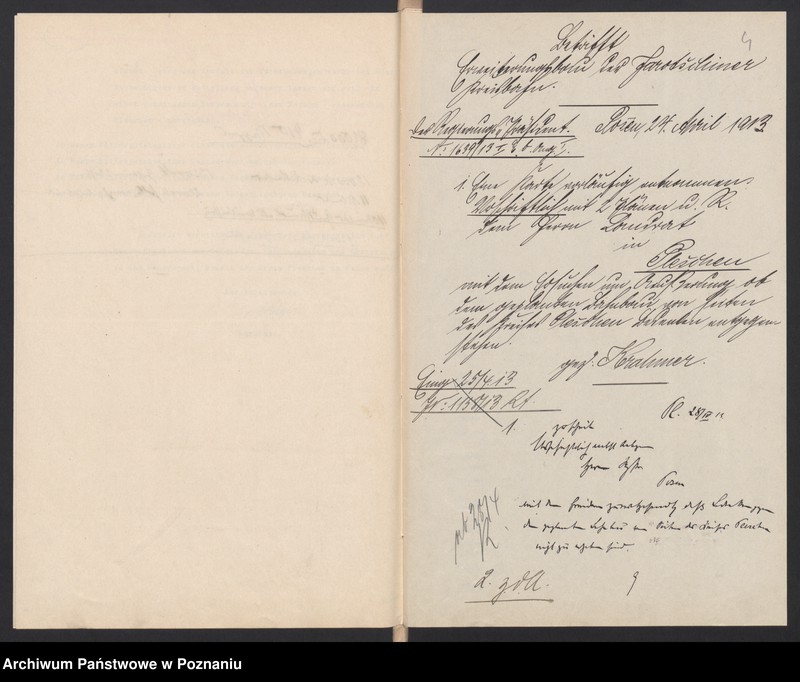 image.from.unit.number "Acta specjalia betreffen Verlängerung der jarotschiner Kreisbahn von Twardow über Kurcew, mamoty, Skrzypno bis Wola"