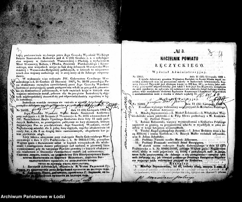 Obraz 7 z jednostki "Akta w przedmiocie urządzeń policyjnych i korespondencji w wypadkach krajowych"