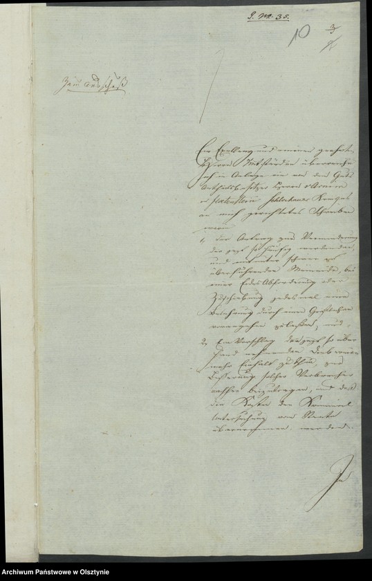image.from.unit.number "Acta Specialia des 2t [ten] Lantages der Provinzial Stände des Königreich Preußen. Die Begutachtung des Ausschußes über mehrere in Antrag gebrachten juridischen Gegenstände, u [und] Gesezzes Entwürfe. Der Beschluß des Lnatges u [und] die hierüber gefertigte Denkschrift"