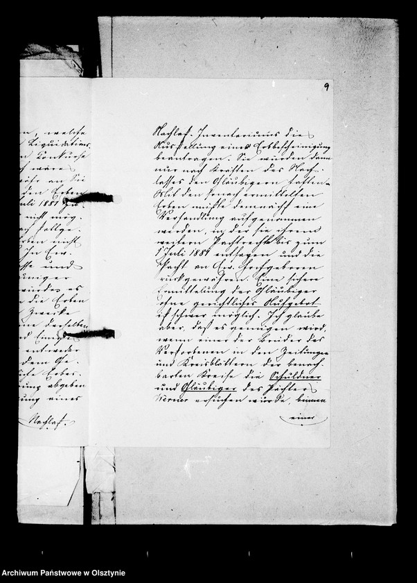 image.from.unit.number "/Geschäftsbriefverkehr des Justizrats Magnus Meitzen u. a. Rechtsänwalte u. Notare mit dem gräfl. Sekretär C. Schmidt u. dem Grafen/"