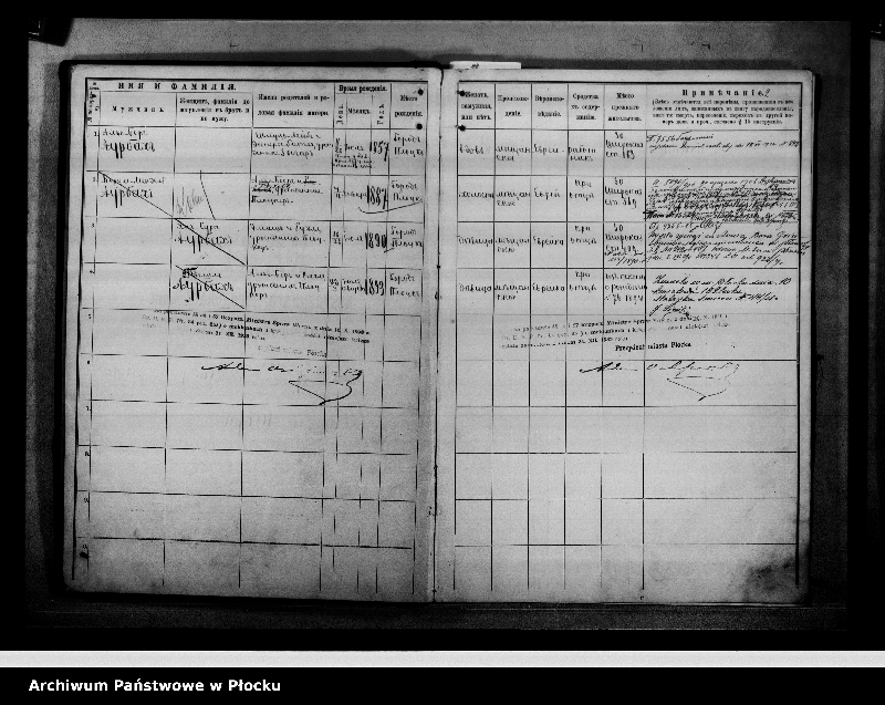 Obraz 4 z jednostki "[Księga zamknięta ludności stałej miasta Płocka - ul. Stary Rynek nr 29]"