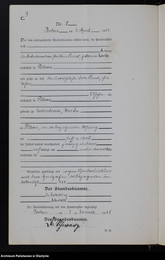 image.from.unit.number "Sterbe-Neben-Register Nr 1 - 16 [ Księga zgonów - wtóropis ]"