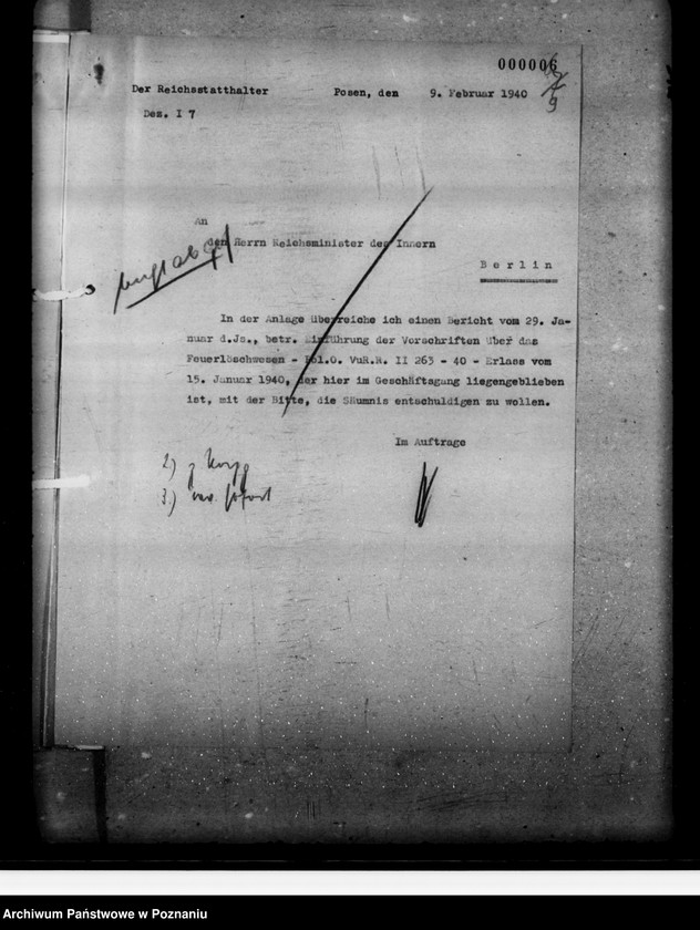 Obraz 12 z jednostki "Einführung von Vorschiriften des Feuerlöschwesens"