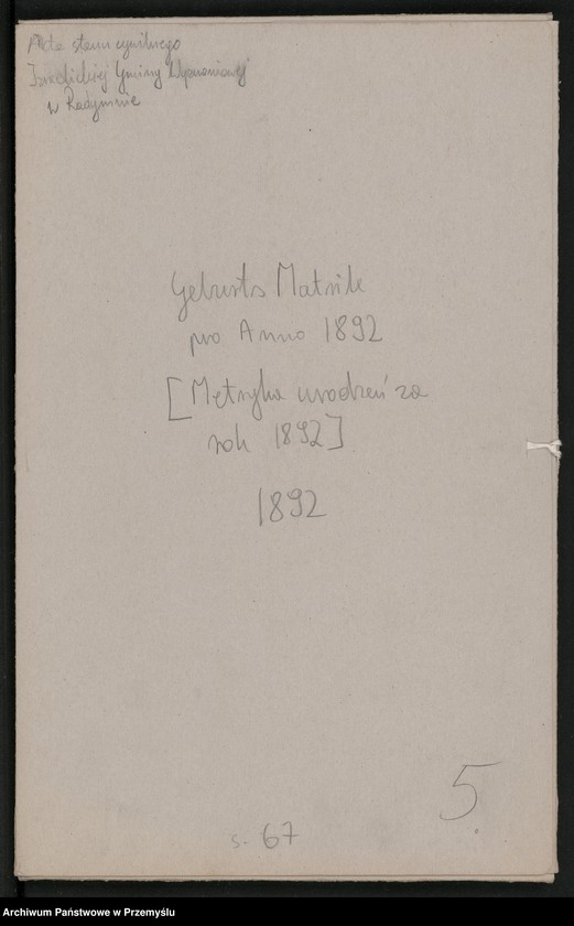 image.from.unit.number "Geburts Matrik pro Anno 1892"