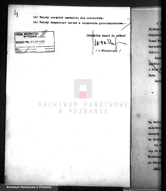 Obraz 8 z jednostki "/Zatwierdzenie budowy i urządzenia gorzelni rolniczej Chłapowskiego w Rogaczewie pow. Kościan/"