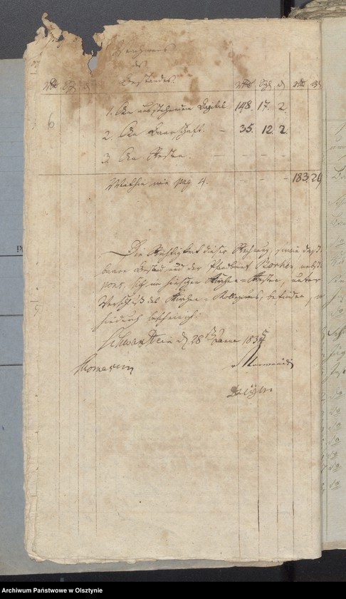 image.from.unit.number "Schwarzsteinsche Schul-Kassen Rechnung"