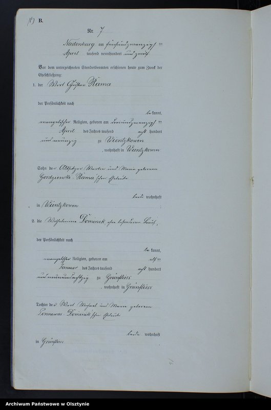 image.from.unit.number "Heirats-Neben-Register Nr 1 -30"