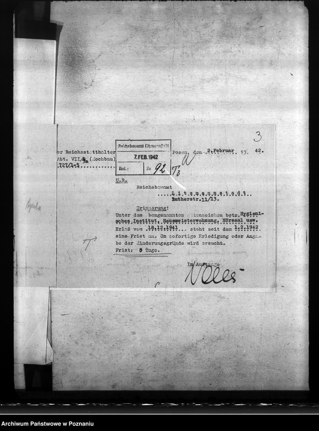 Obraz 7 z jednostki "Hygienisches Institut - Litzmannstadt"