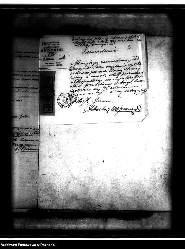 Obraz 9 z jednostki "Uregulowanie w myśl przepisów ustawy z 18.III.1932 r. prawa własności gruntów nabytych w drodze parcelacji majątku Kozanki-Podleśne powiatu tureckiego"