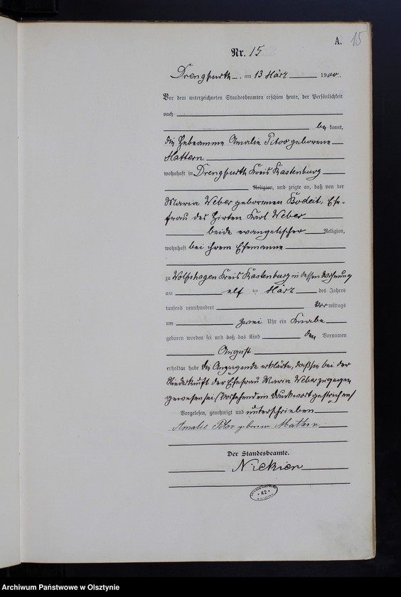 image.from.unit.number "Geburts-Haupt-Register Nr 1 - 115"