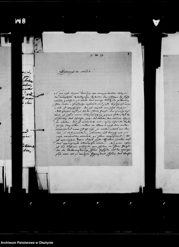 image.from.unit.number "/Briefe an Karl Fr. Gf. Lehndorff aus der Zeit seiner Hochzeit u. des Abschiedes vom Heere, als ihm bei der Neubesetzung des Postens des kom. Generals des I. AK. Natzmer vorgezogen wurde/"