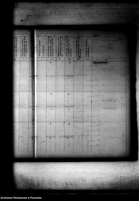 Obraz 19 z jednostki "RP rejestr 1 /Rejestr spraw parcelacji rządowej/"