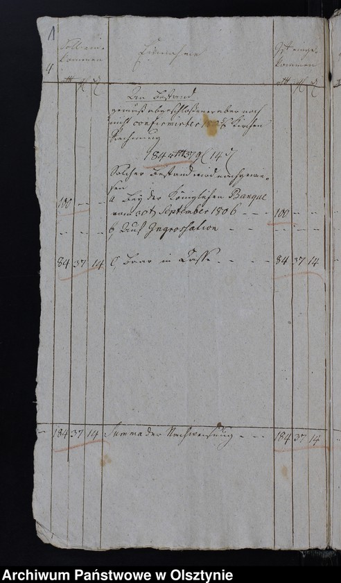 image.from.unit.number "Jahr Kirchen Rechnung des eifachen und doppelten Real et Personal Decems, wie auch aller Einnahme und Ausgabe, nebst Bau-Rechnung"