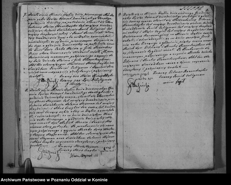 Obraz 11 z jednostki "Duplikat urodzonych, zaślubionych i zgonów"