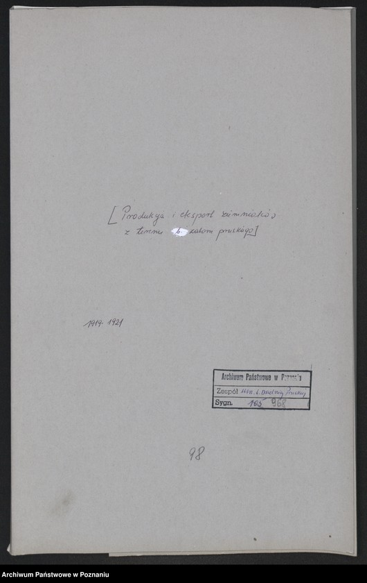 Obraz 2 z jednostki "[Produkcja i eksport ziemniaków z terenu byłego zaboru pruskiego]"