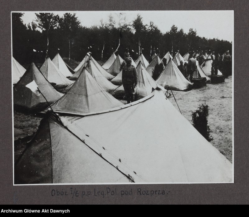 image.from.unit.number "Zbiór fotografii Album 6 pułku piechoty Legi/onów/."