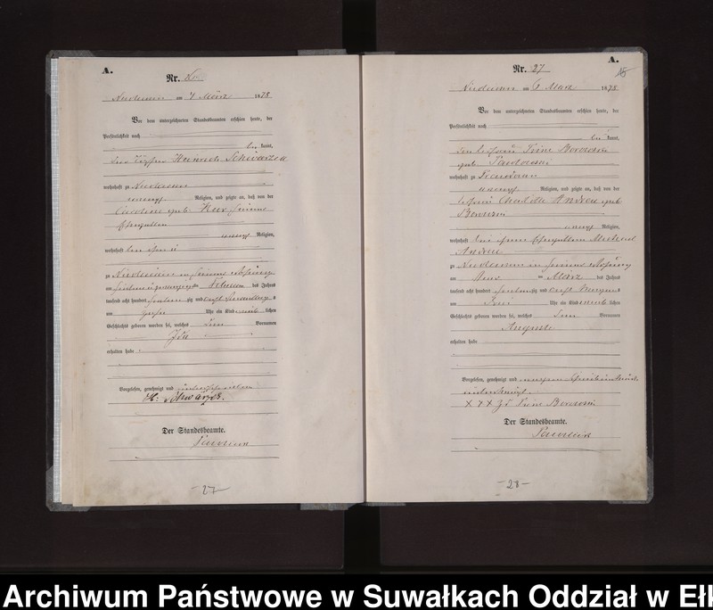 image.from.unit.number "Geburts-Haupt-Register des Königlich Preussischen Standes-Amtes der Stadt Nicolaiken Kreis Sensburg"