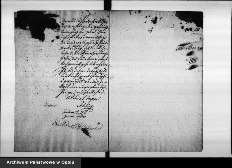 Obraz 17 z jednostki "Acta des Magistrats zu Oppeln von Anstellung der städtischen Baubeamten als des Bauinspectors, Zimmer, Maurermeisters, Aufsehers"