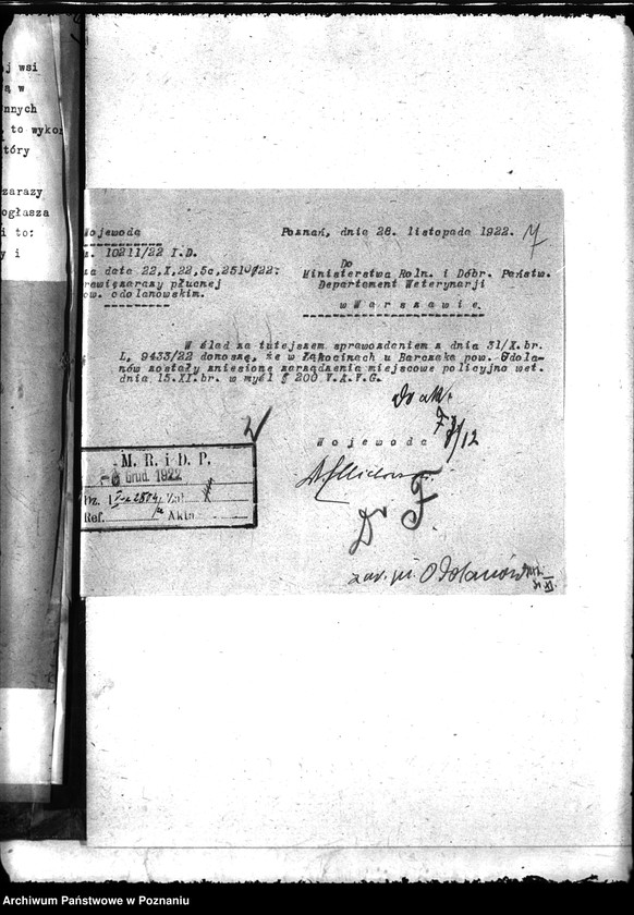 Obraz 11 z jednostki "Zaraza płucna - Odolanów"