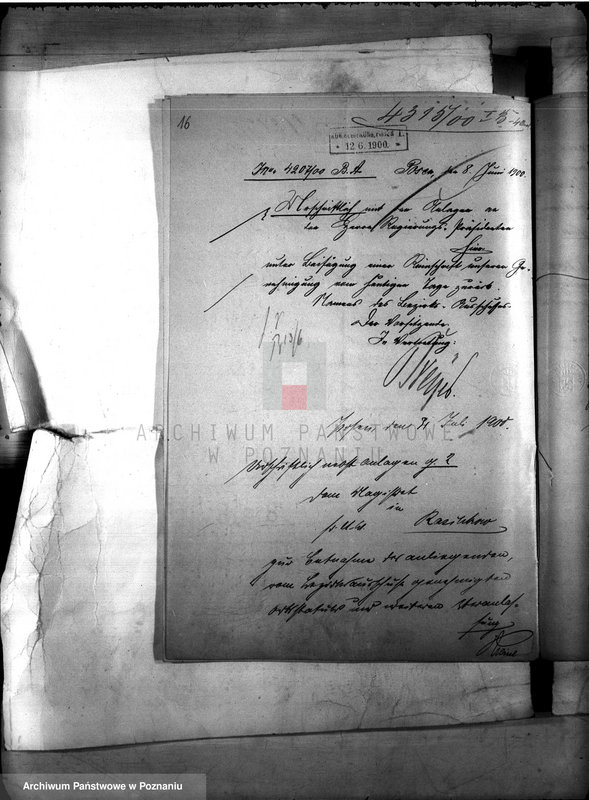 image.from.unit.number "Die Austellung und Versongung der Kommunalbeamten auf Grund des Gesetzes vom 30 Juli 1899 r. /Raszków/"