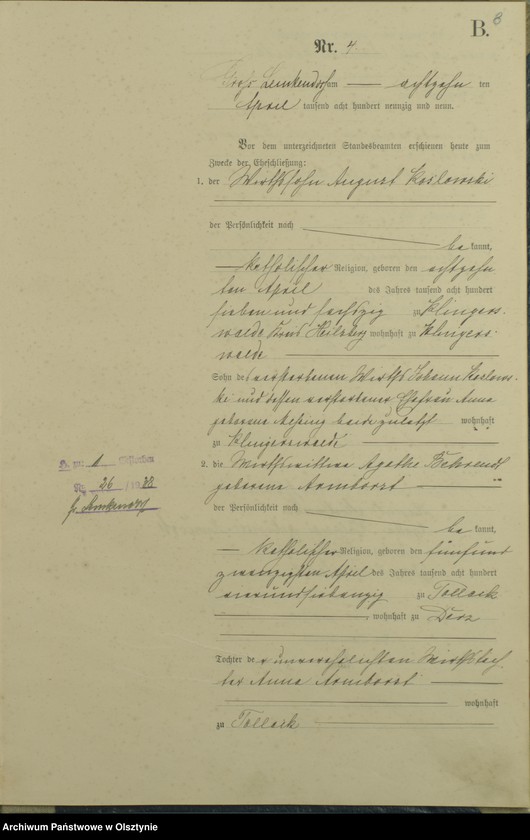 image.from.unit.number "Heiraths-Haupt-Register Nr 1 - 21"
