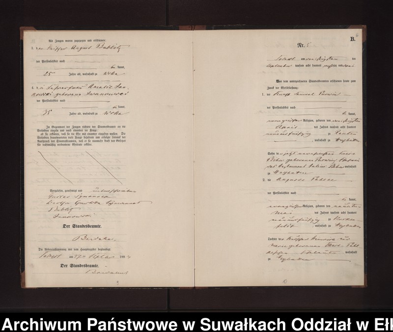 image.from.unit.number "Heiraths-Neben-Register des Preussischen Standes-Amtes Neuhoff Kreis Loetzen"