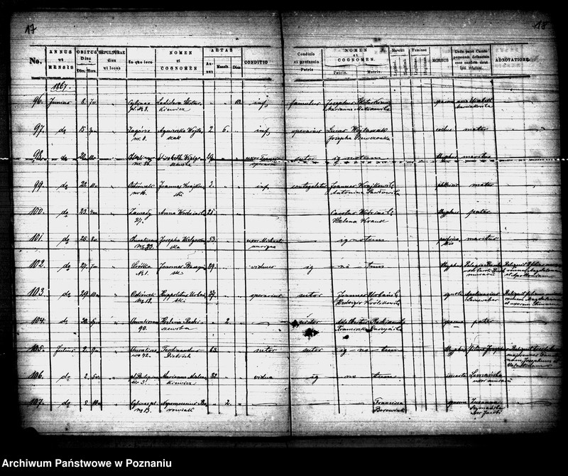 Obraz 10 z jednostki "Księga zgonów"