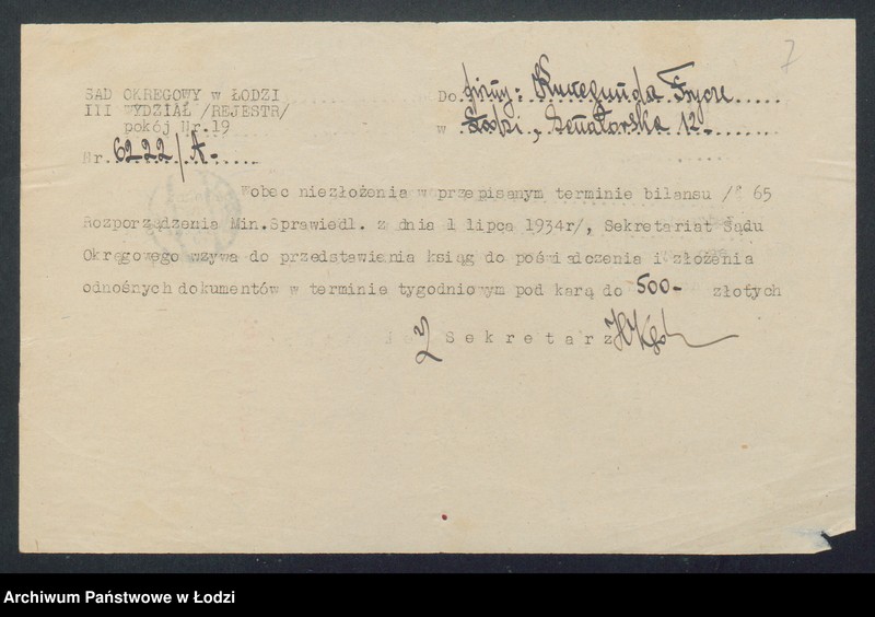 Obraz 9 z jednostki "Kunegunda Frycze – skład win, wódek i towarów kolonialnych"