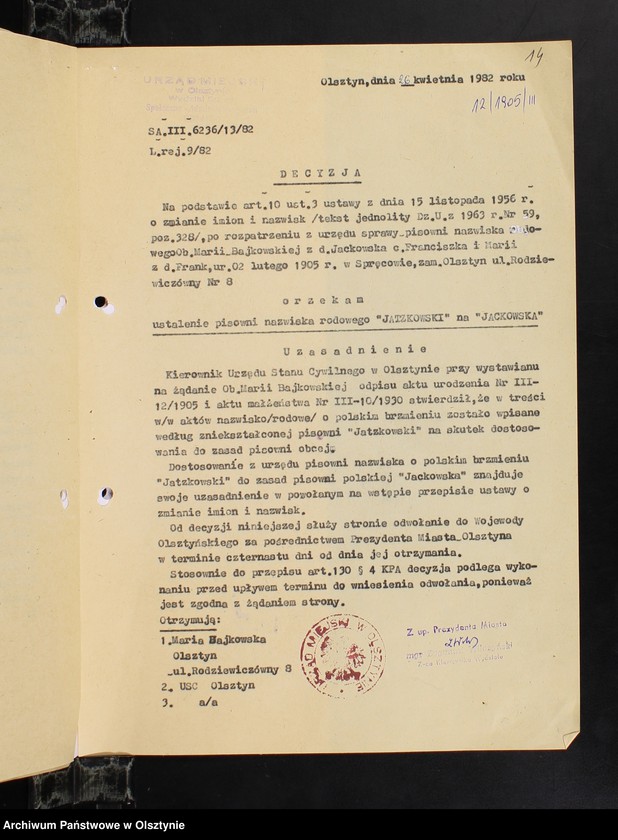 image.from.unit.number "Akta zbiorowe [urodzenia 1885-1914, małżeństwa 1921-1930]"