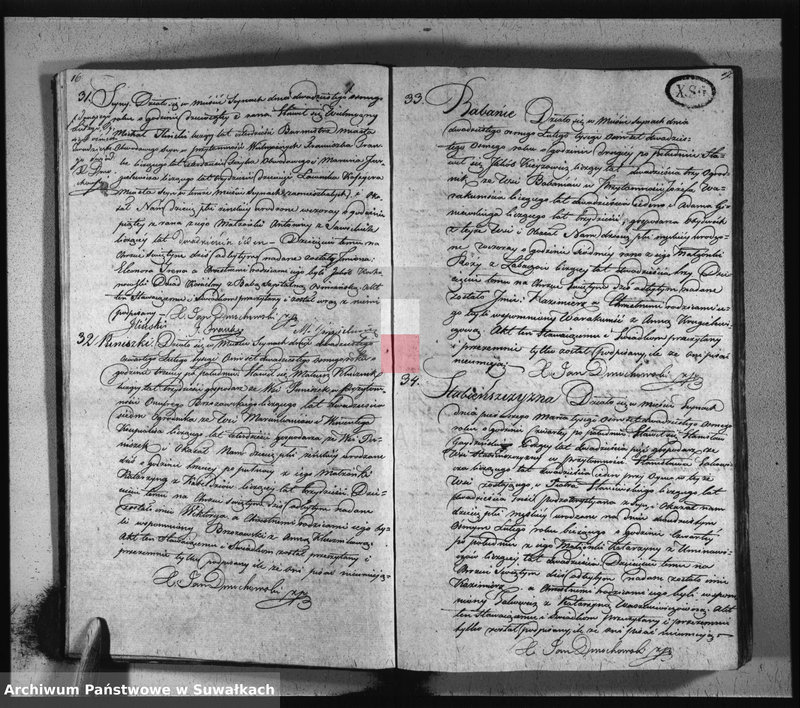 image.from.unit.number "Akta urodzonych, umarłych i zaślubionych w roku 1828 parafij seyneńskiey"