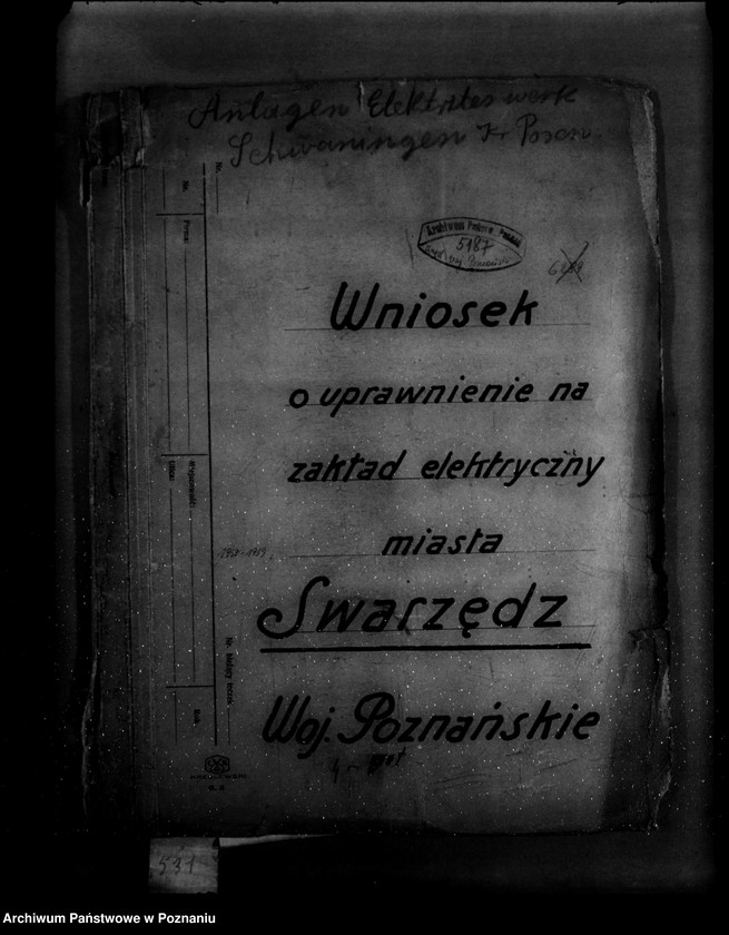 Obraz 4 z jednostki "Wniosek o uprawnienie na zakład elektryczny miasta Swarzędza powiat poznański"