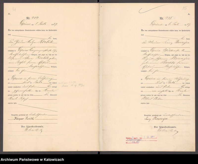 image.from.unit.number "Księga urodzeń T. II nr 401-788"