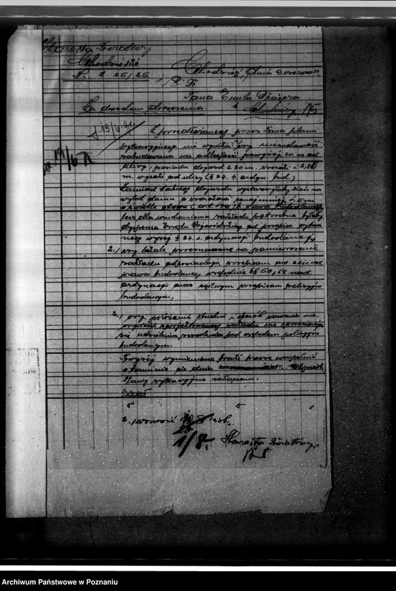 Obraz 20 z jednostki "Zatwierdzenie zakładu przemysłowego /solarni skór/ Emil Draeger w Chodzieży"