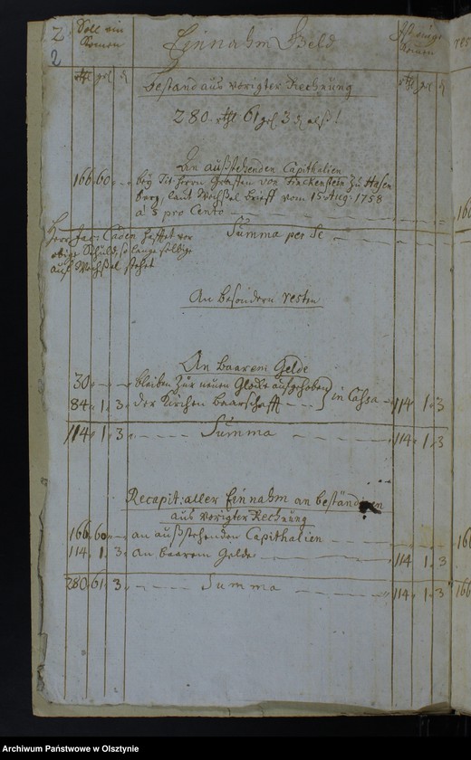 image.from.unit "Jahr-Rechnung der Hanswaldschen Kirchen aller Einnahme und Ausgabe wie auch Bau-Rechnung"