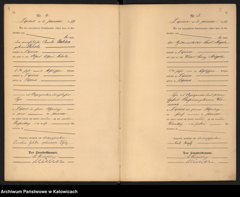 Obraz 5 z jednostki "Księga zgonów nr 1-575"