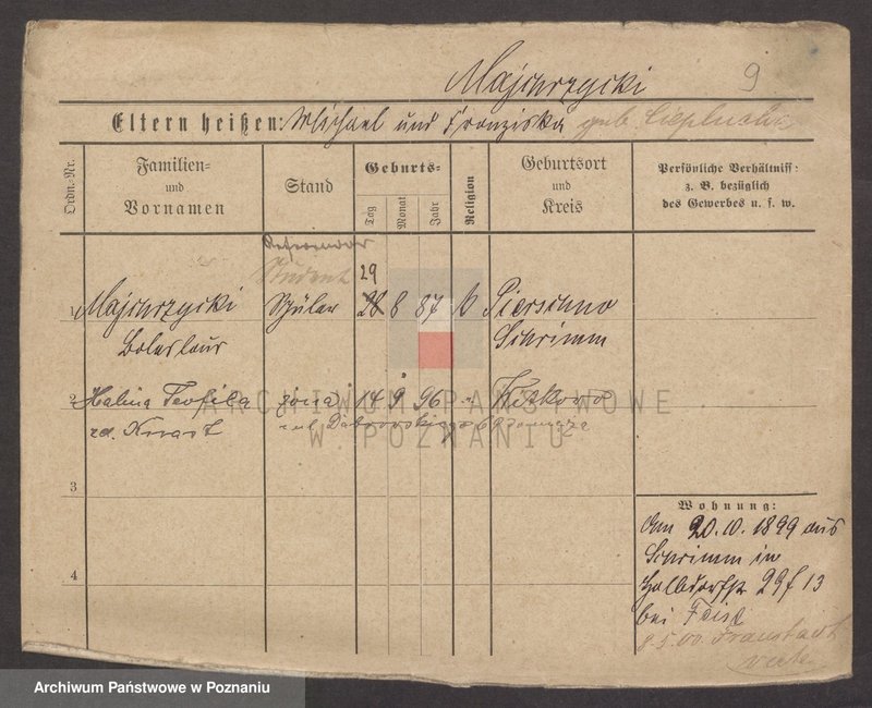 Obraz 9 z jednostki "Majchrzakowski - Majkowski"