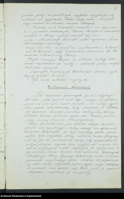 image.from.collection.number "Ochotnicza Straż Pożarna w Częstochowie - wybór dokumentów111"