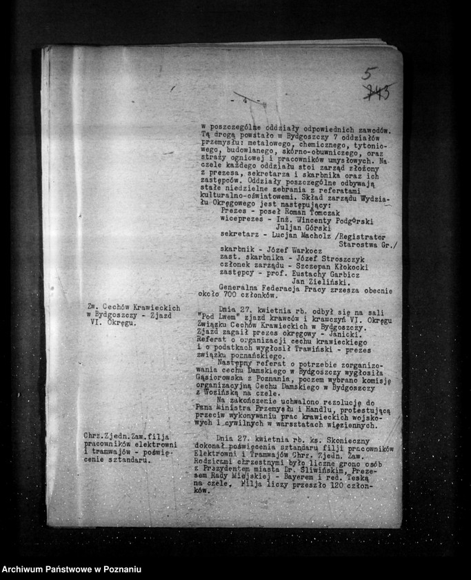 Obraz 9 z jednostki "Sprawozdania sytuacyjne tygodniowe za czas od 1 maja do 30 maja 1930 r. oraz akcja przedwyborcza"