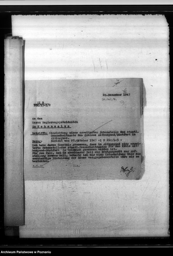 Obraz 15 z jednostki "Gesundheitsämter"