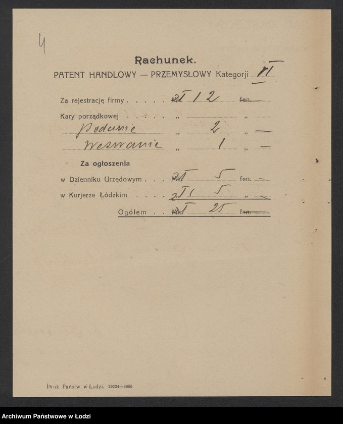 Obraz 6 z jednostki "Lajzer Szlumiel- tkalnia- Zgierz"