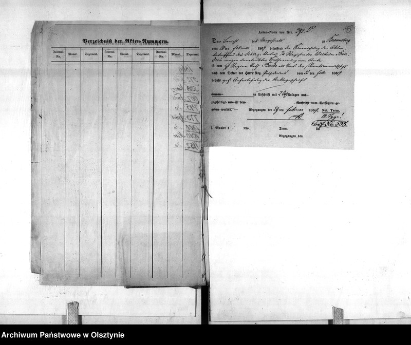 image.from.unit.number "Disziplinar-Untersuchung gegen den Registrator Bendrin [Wilhelm] zu Braunsberg"