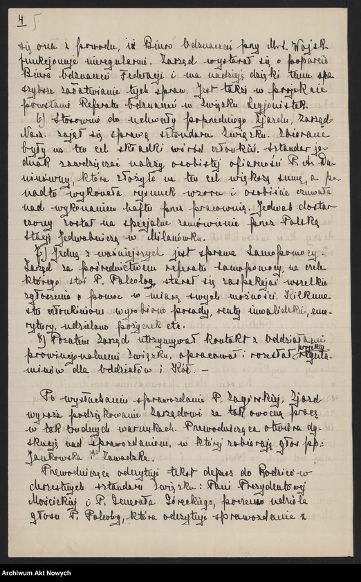 image.from.unit.number "I Zjazd Delegatek. Protokół z obrad, program, regulamin dla kół, listy delegatek, legitymacje."