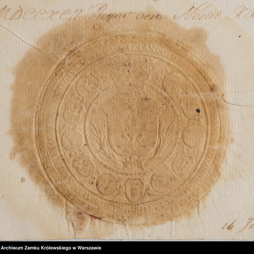 image.from.unit "Stanisław August król Polski etc... nadaje Jerzemu Albertowi hrabiemu de Laskaris urząd szambelana."