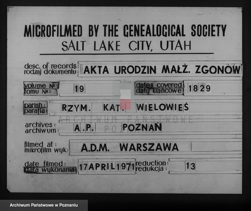 image.from.unit.number "Księga zaślubionych, urodzeń i zgonów"