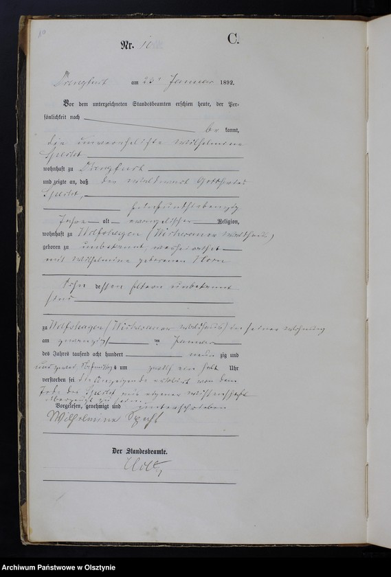 image.from.unit.number "Sterbe-Haupt-Register Nr 1 - 121"